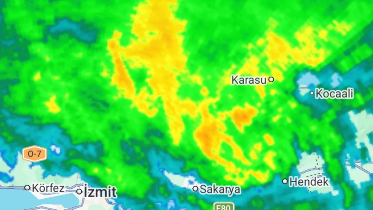 Kocaeli-Sakarya hattı için yağış uyarısı: Yeni kütle geliyor!