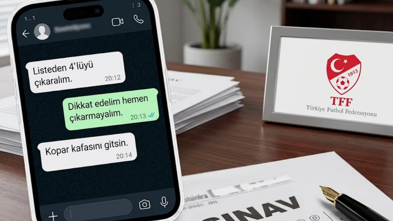 T&uuml;rk futbolunu sarsacak WhatsApp yazışmaları: Kopar kafasını gitsin