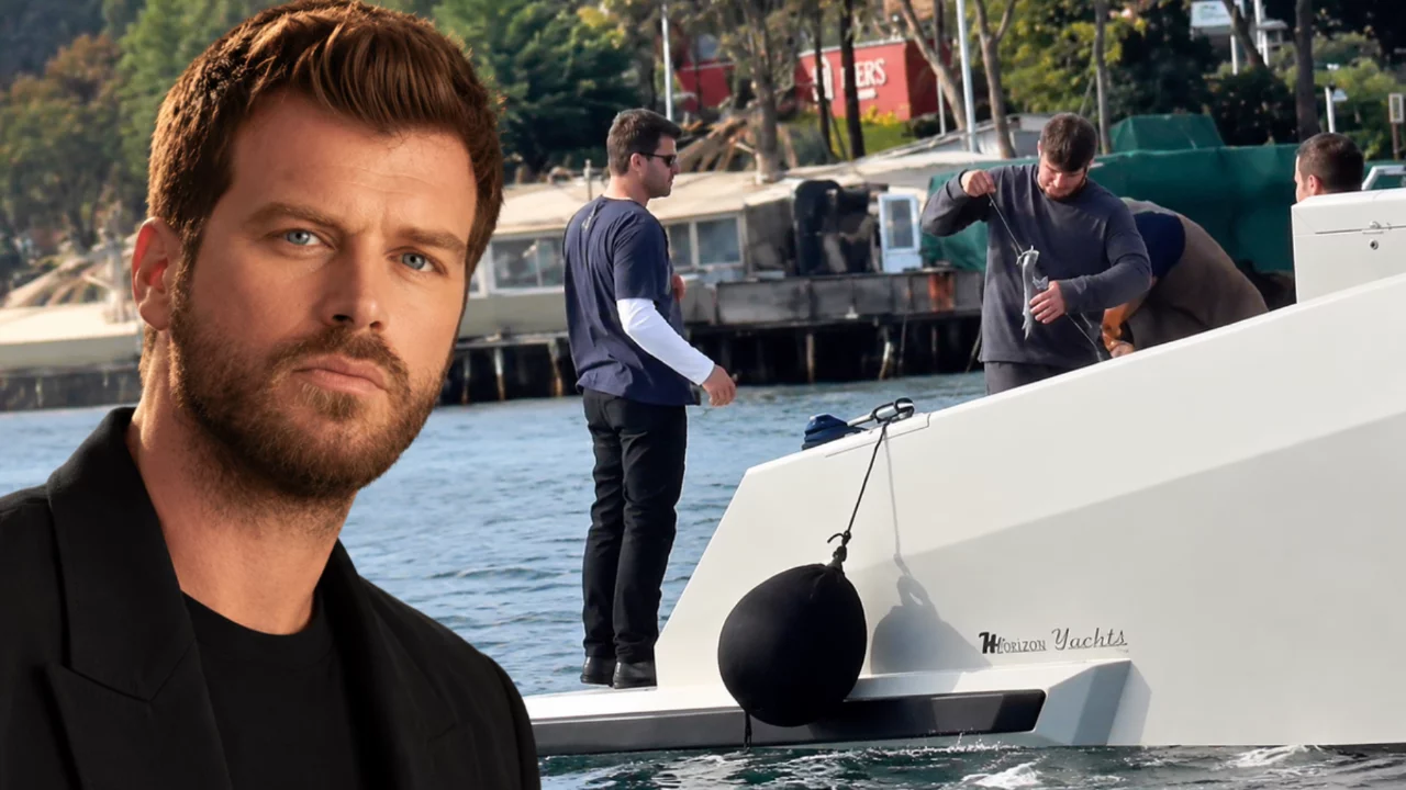 Kıvanç Tatlıtuğ Boğaz'ın serin sularında! Ünlü oyuncu balık tutarken görüntülendi