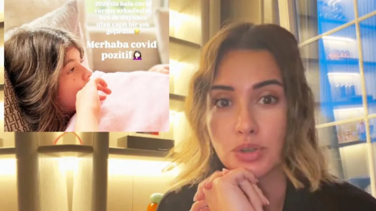 Buse Terim'den kızı Nil i&ccedil;in endişelendiren paylaşım: "Koronavir&uuml;s h&acirc;l&acirc; varmış"