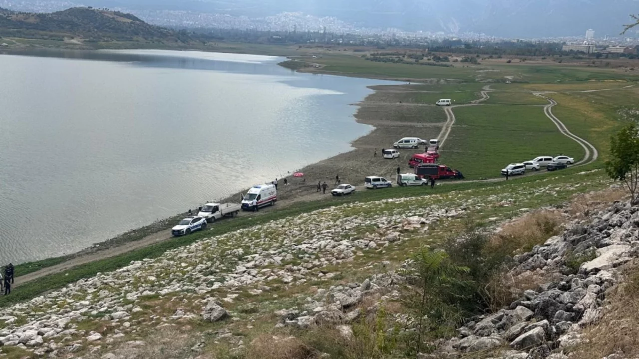 Denizli'de barajda erkek cesedi bulundu 