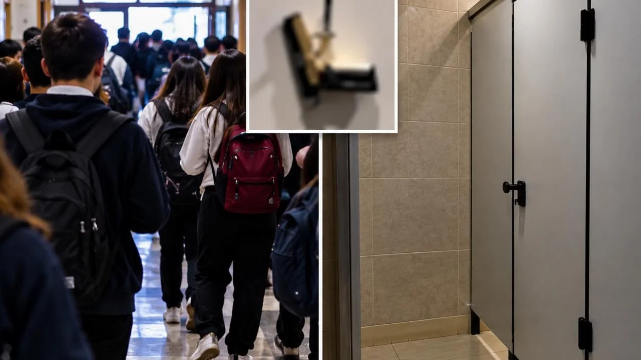 Okul tuvaletinde silah bulundu! Veliler panik oldu