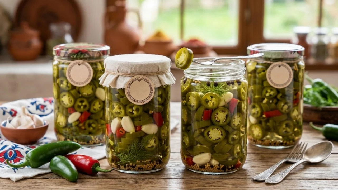 Acısı ve Kıtırlığı Tam Yerinde Jalapeno Turşusu Tarifi! Kıtır Kıtır Jalapeno Turşusu Nasıl Yapılır?