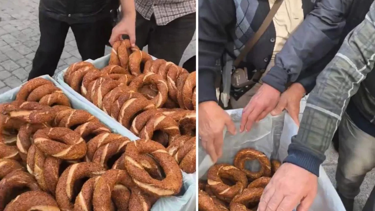 Herkese &uuml;cretsiz dağıttı, Vatandaşlar birbirine girdi!