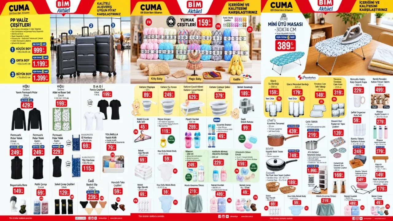 BİM'de bu hafta neler var? Bursa 7-9 Ekim 2026 aktüel ürünleri