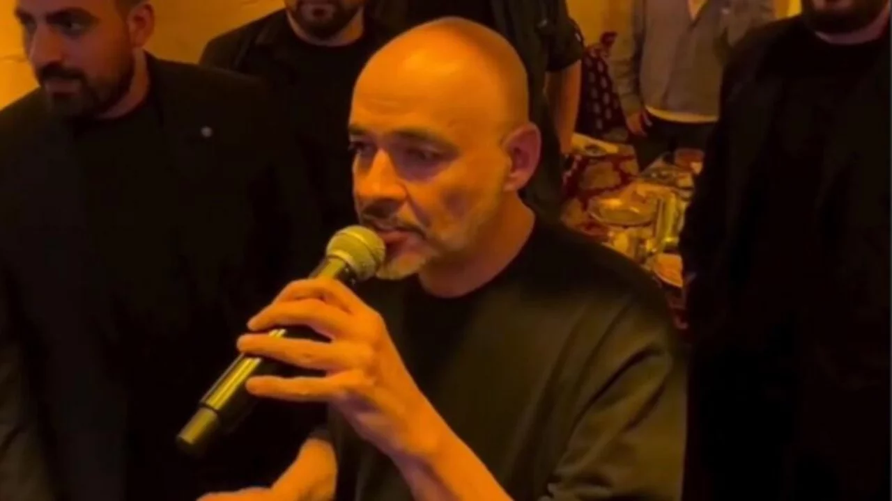 Ceza'dan sıra gecesinde s&uuml;rpriz rap performansı! Şanlıurfa'da mikrofonu eline aldı