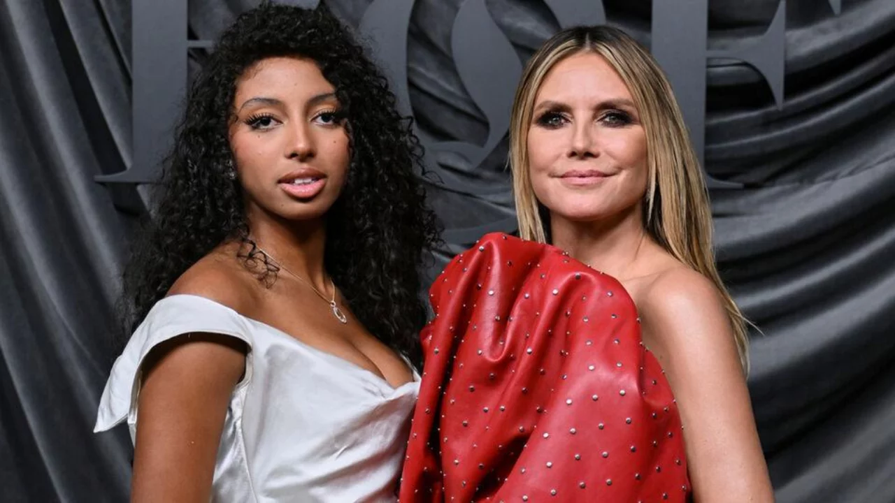 Heidi Klum ve 16 yaşındaki kızı Lou Samuel Paris Moda Haftası'nda! Anne-kız şıklığı dikkat çekti