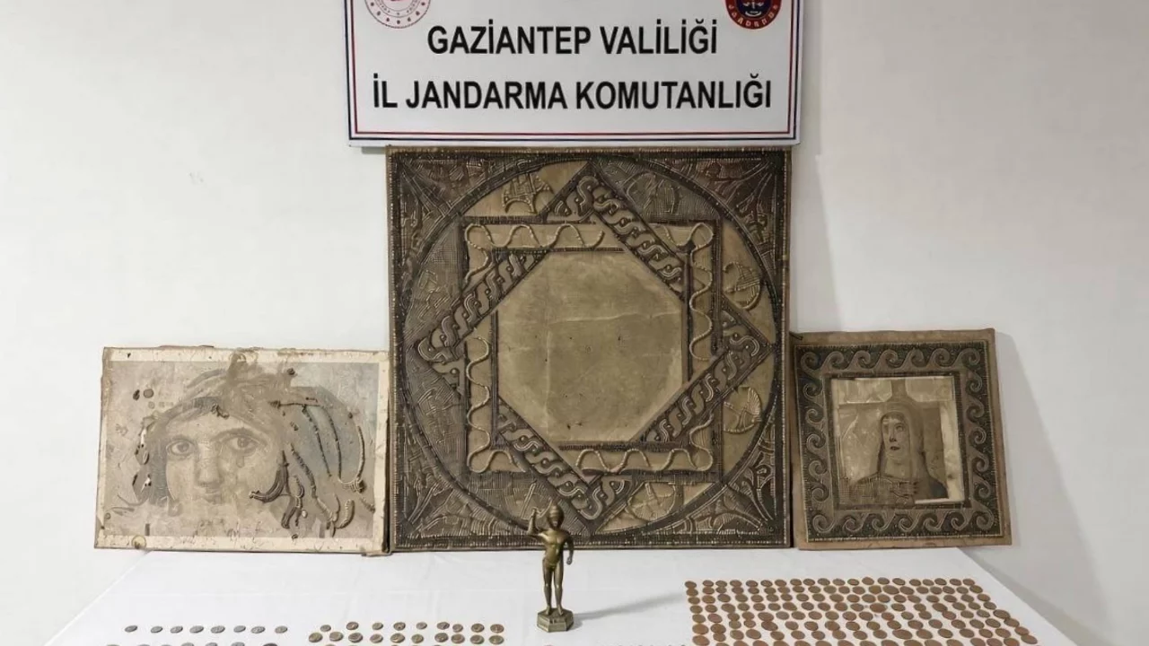 Gaziantep'te tarihi eser dolandırıcılığı operasyonu: 1 g&ouml;zaltı