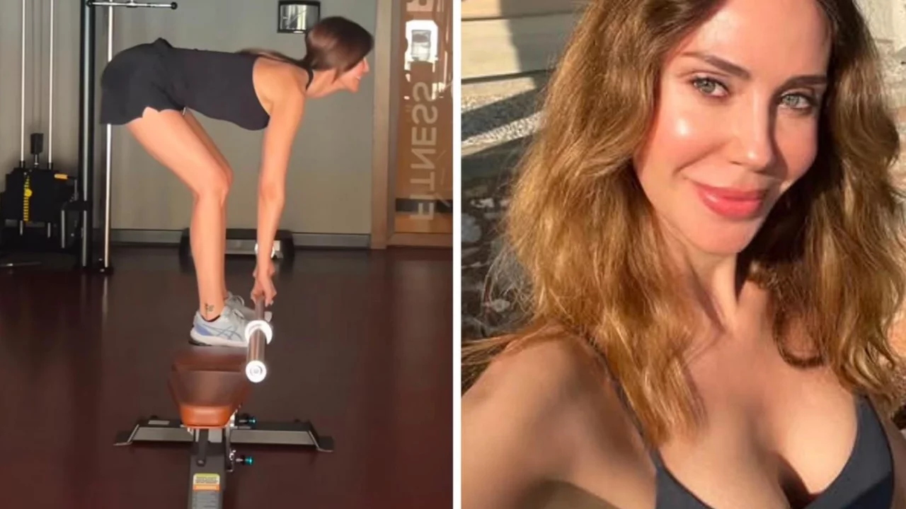 Demet Şener'in spor anında talihsiz kazası! Dengesini kaybedip yere düştü