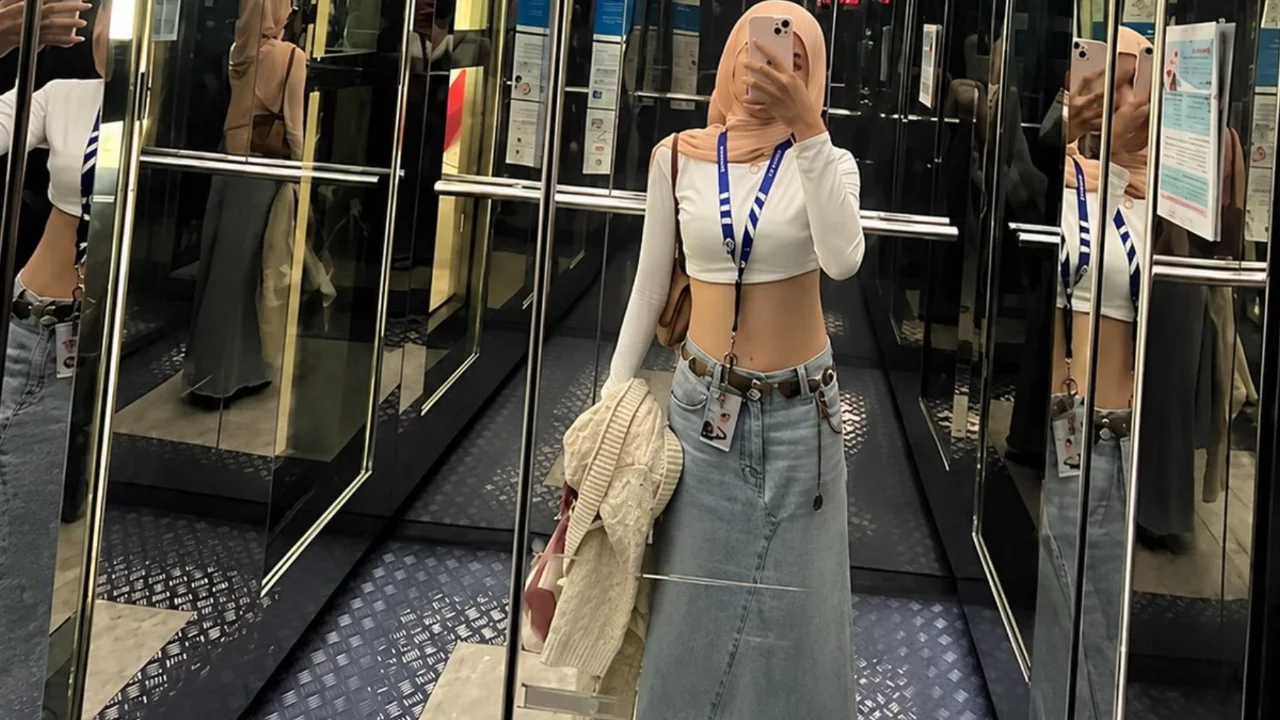 Tesett&uuml;rl&uuml; bir TikTok kullanıcısının paylaşımı infial yarattı