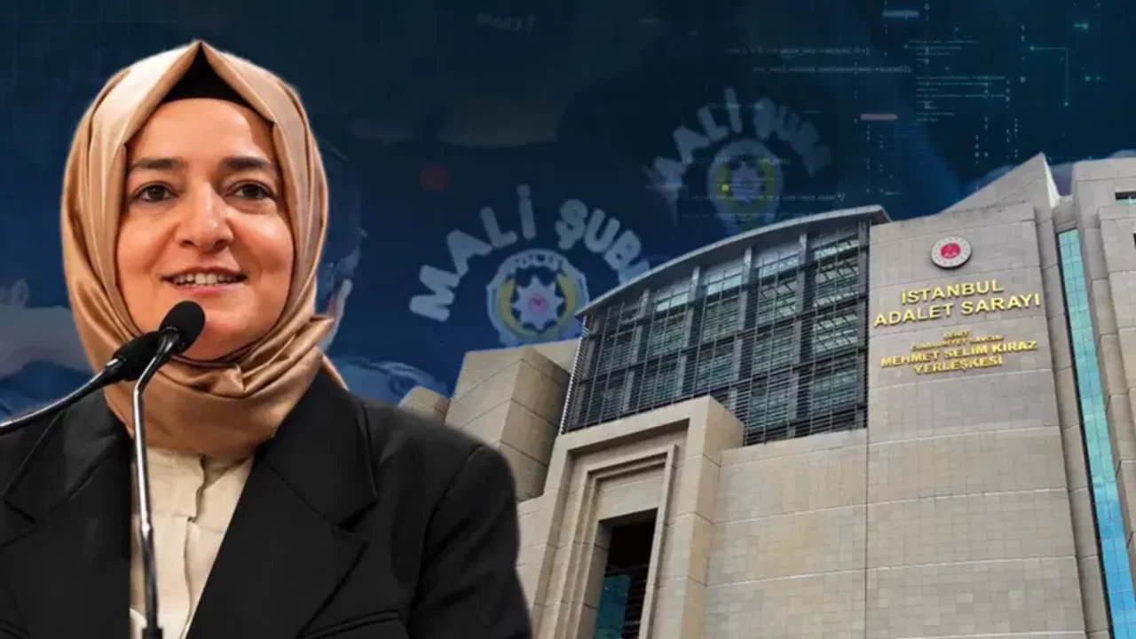 Fatma Bet&uuml;l Sayan Kaya ve eşi İlyas Kaya ifadelerinin ardından adliyeden ayrıldı