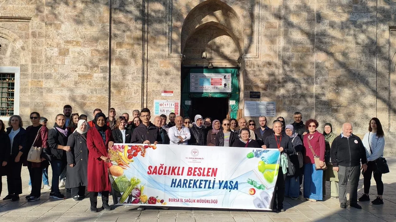 Bursa'da "Hareket Et, Sağlıklı Yaşa" y&uuml;r&uuml;y&uuml;ş&uuml;