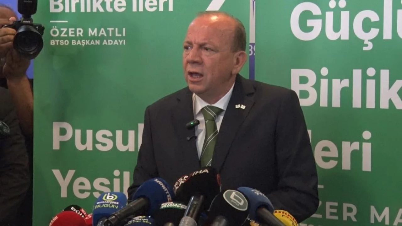 BTSO se&ccedil;imlerinde kritik g&uuml;n! Başkan adayı Matlı'dan a&ccedil;ıklama geldi