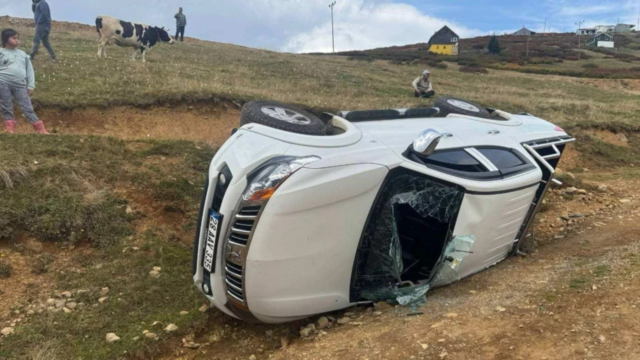 Giresun'da kamyonet dehşeti: 1'i ağır 4 kişi yaralandı