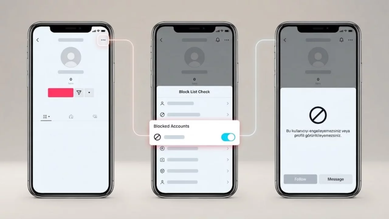 TikTok'ta Beni Engelleyenleri Nasıl Anlarım? Engellendiğinizi G&ouml;steren İşaretler