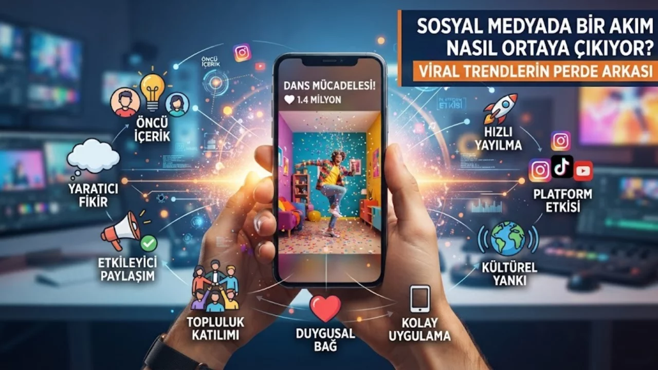 Sosyal Medyada Bir Akım Nasıl Ortaya Çıkıyor? Viral Trendlerin Perde Arkası