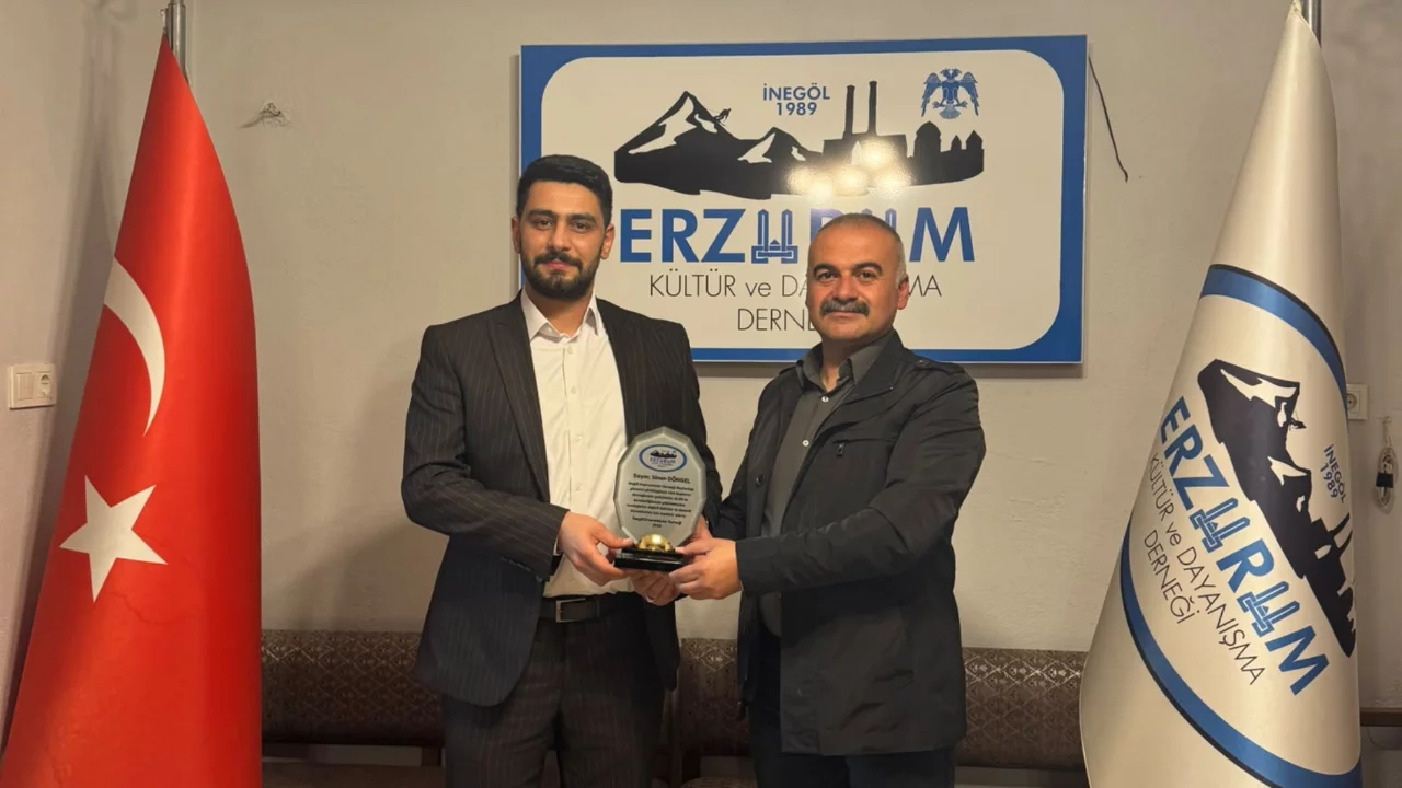 İneg&ouml;l Erzurumlular Derneği'nde yeni başkan Saltuk Celil Bayrak oldu