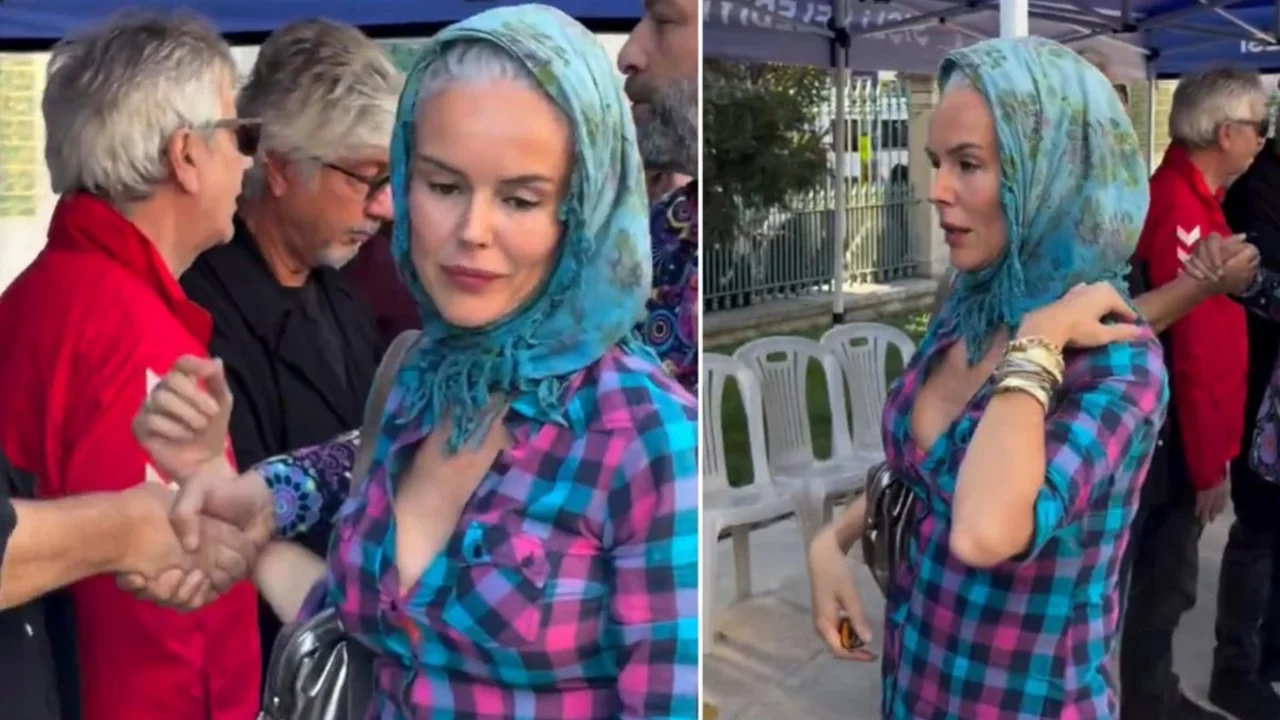 Cenazedeki dekolteli fotoğrafları sonrası sessizliğini bozdu