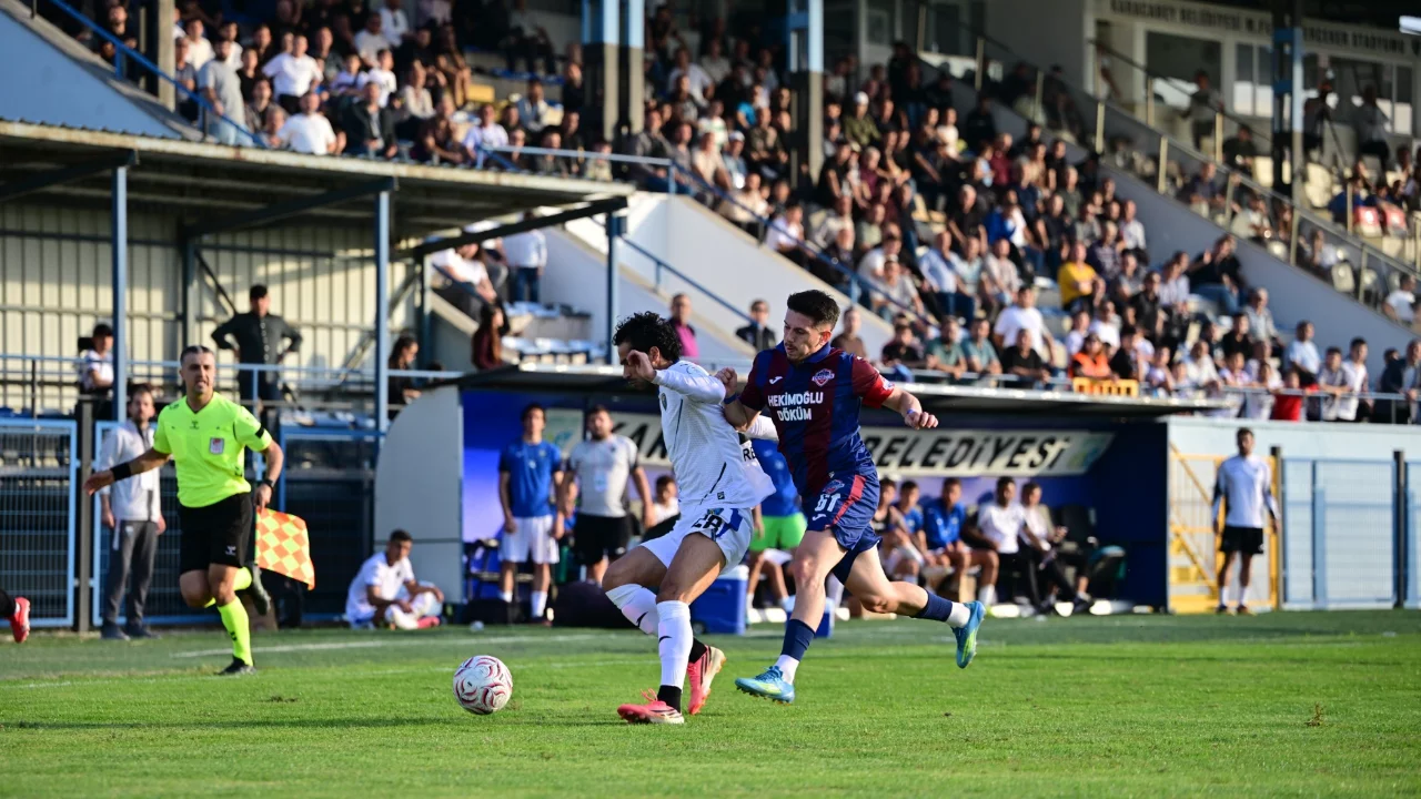 Karacabey Belediyespor'un galibiyet sevinci son dakikada yarım kaldı!