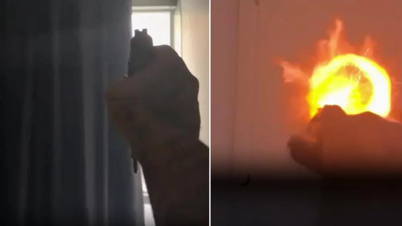 Polis teslim ol &ccedil;ağrısı yaptı! Sonrası kan dondurdu