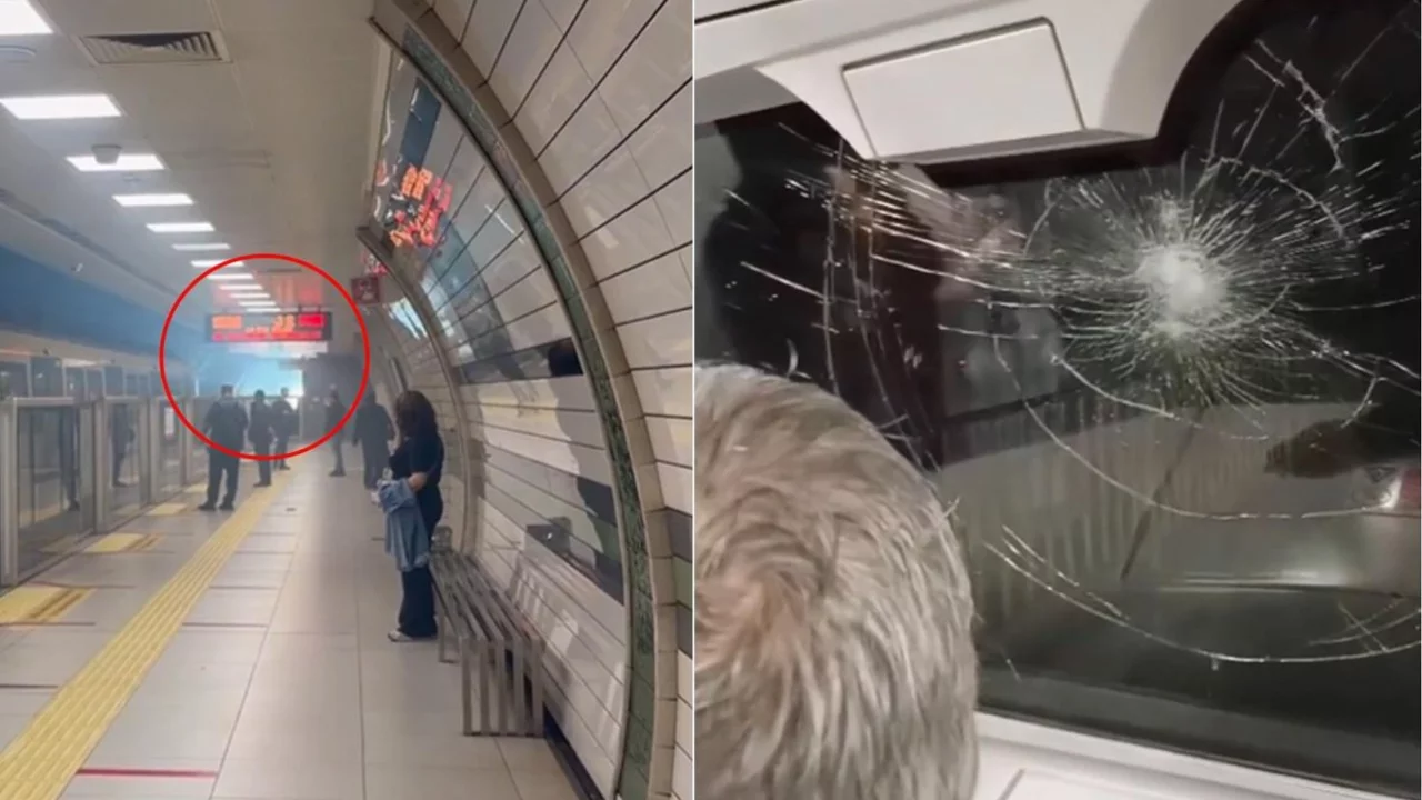 Bir anda dumanla kaplandı! &Uuml;sk&uuml;dar-Sultanbeyli metrosunda korkutan patlama
