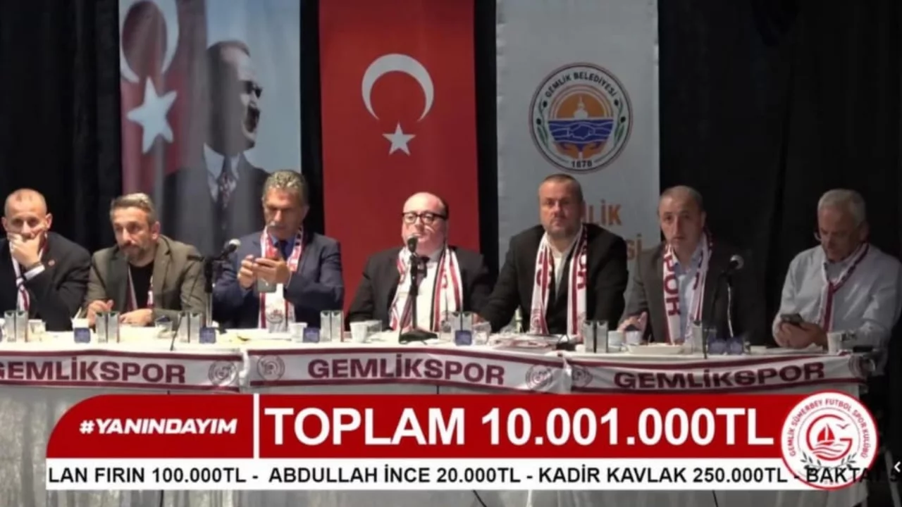Bursa'da Gemlik Sümerbey'e iki saatte 10 milyon TL destek!