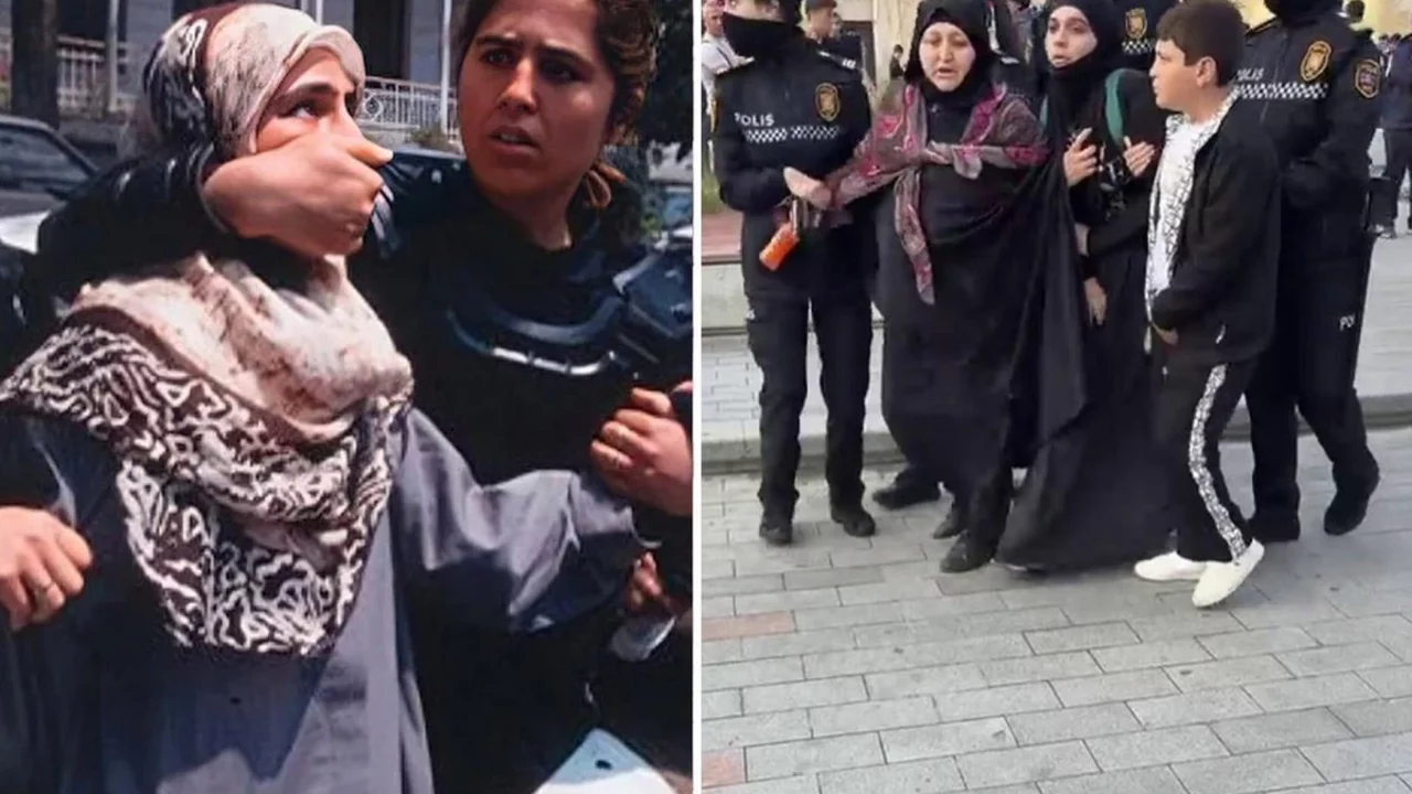 Azerbaycan'da 28 Şubat d&ouml;nemini hatırlatan g&ouml;zaltı g&ouml;r&uuml;nt&uuml;leri