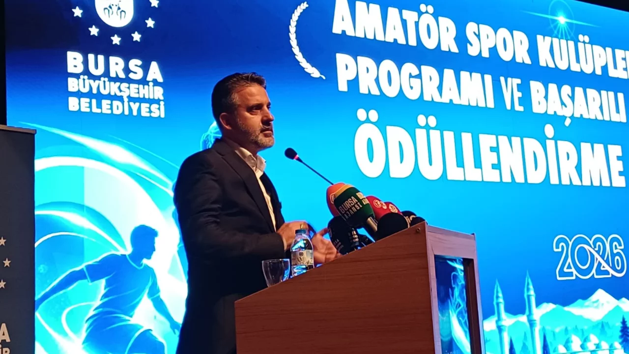 Bursa'da amat&ouml;r spor kul&uuml;plerine 34 milyon TL'yi aşan destek!