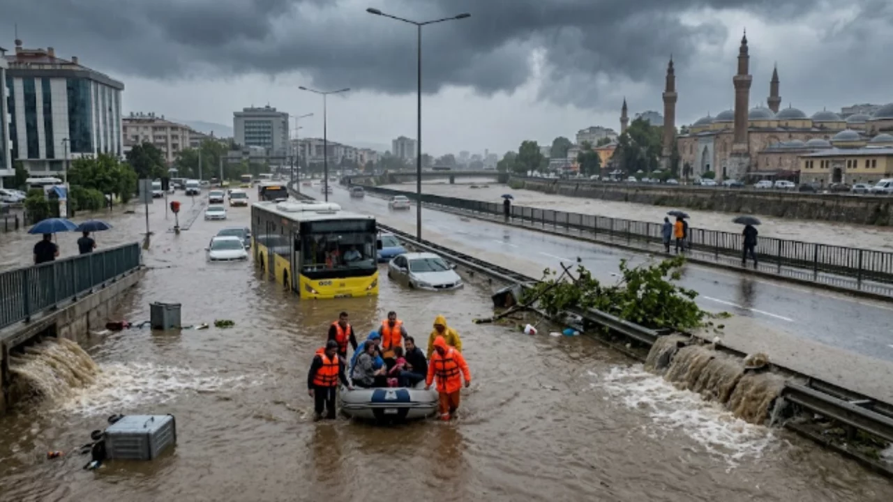 Metrekareye 115 kilo yağmur d&uuml;şm&uuml;şt&uuml;: İşte Bursa'nın unutulmayan meteorolojik afetleri!