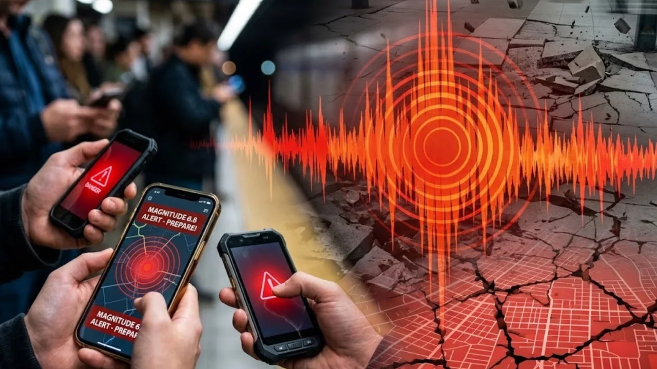 9.9'luk deprem uyarısı &uuml;lkeyi karıştırdı! Ger&ccedil;ek 8 dakika sonra ortaya &ccedil;ıktı