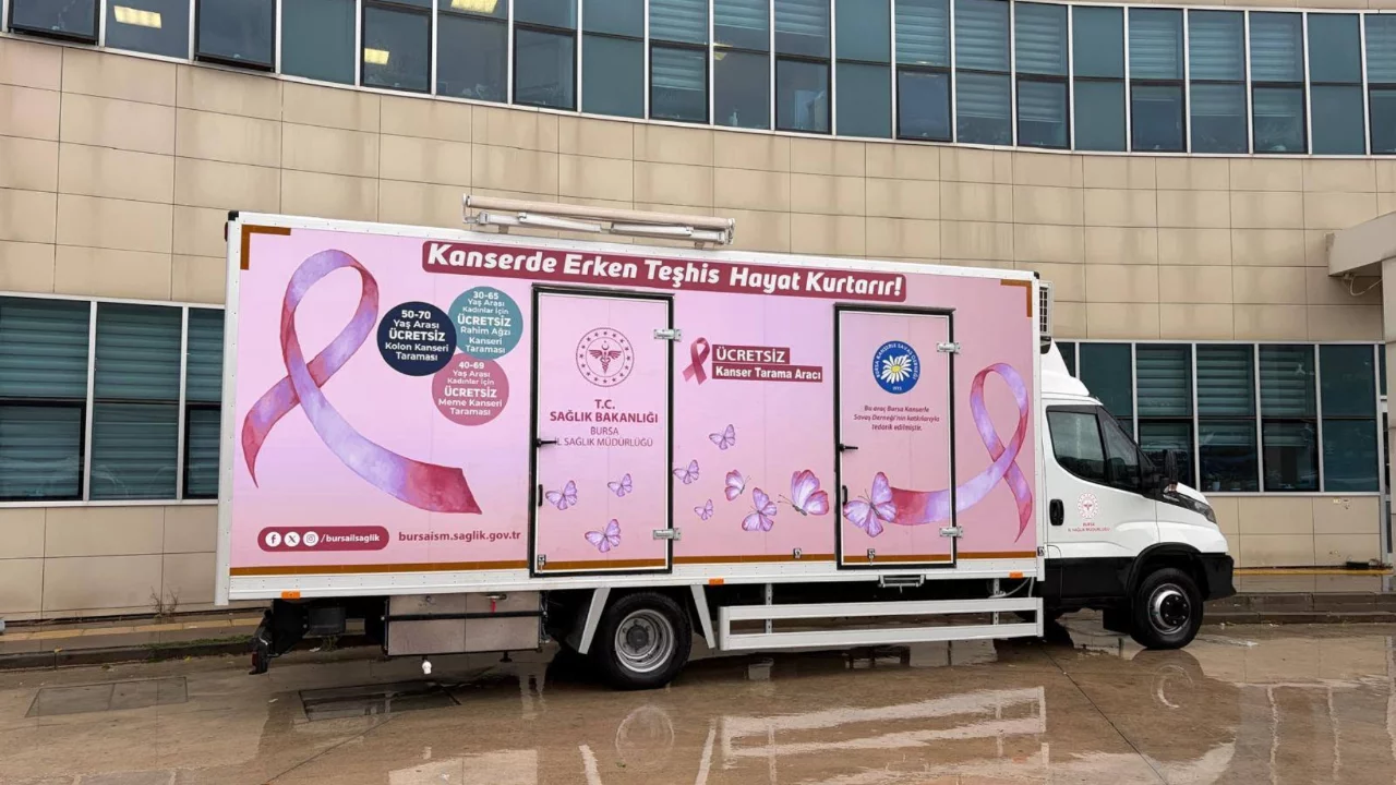 Mobil kanser tarama aracı Orhangazi'de