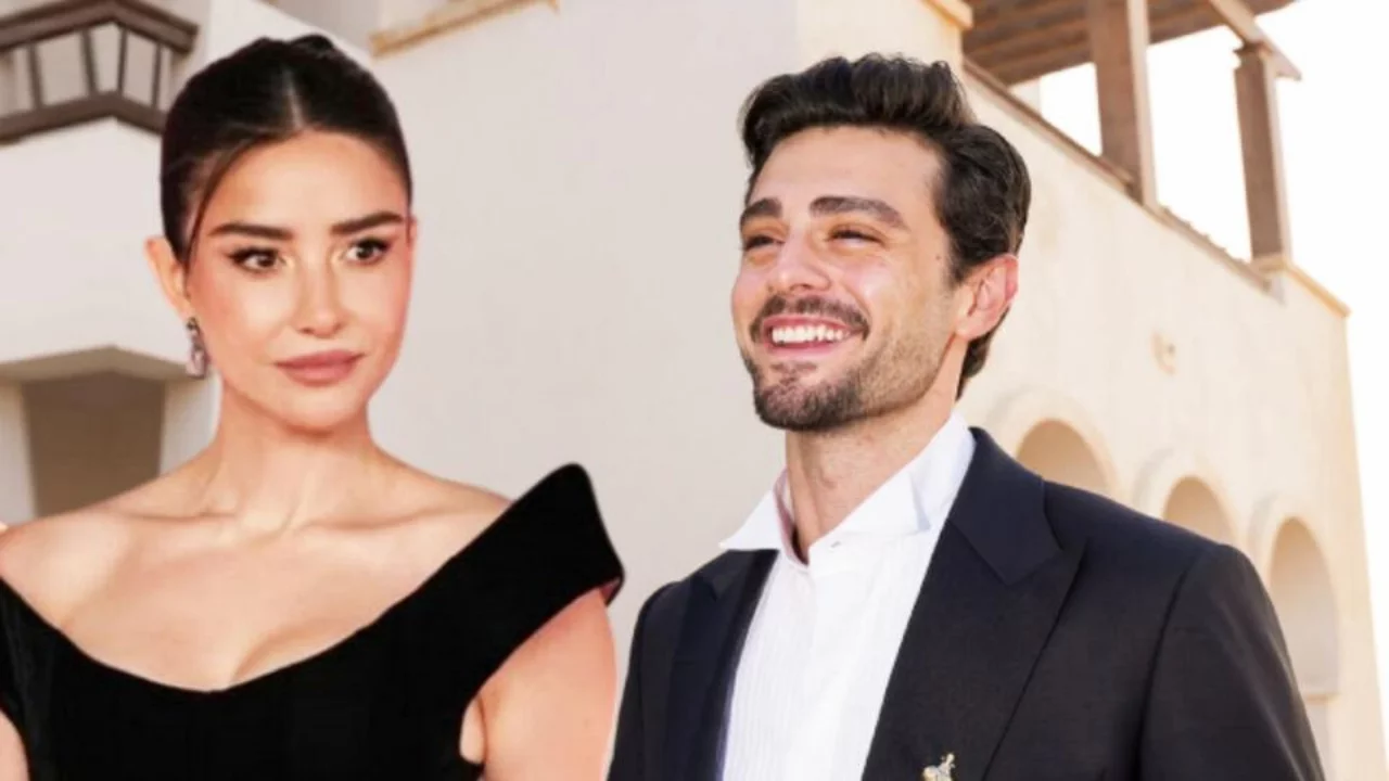 &Ouml;zge G&uuml;rel ve Yiğit Ko&ccedil;ak Mısır'da! El Gouna Film Festivali'nde kırmızı halı şıklığı