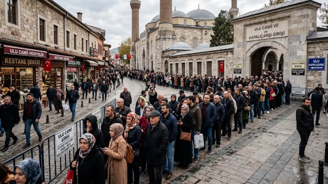 Bursa'da Uzun Kuyrukların Oluştuğu Yerler!