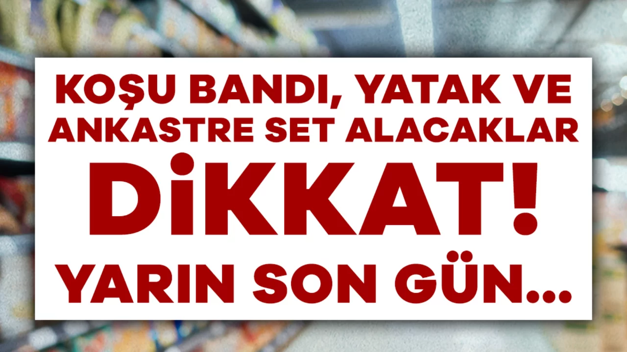 BİM Aktüel 14-20 Ekim 2026 Kataloğu | Koşu bandı, yatak ve ankastre set alacaklar dikkat! Yarın son gün...