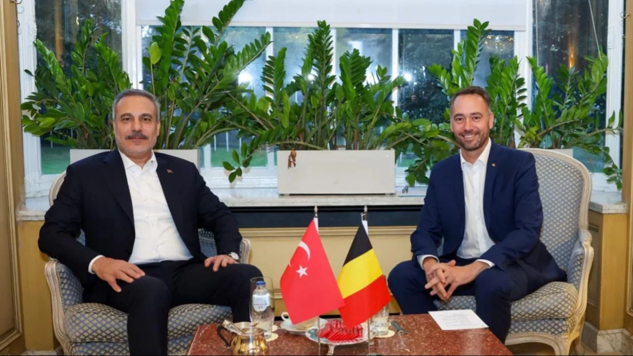 Bakan Fidan, Belçikalı mevkidaşı Prevot ile görüştü 