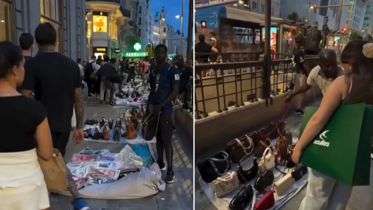 D&uuml;nyaca &uuml;nl&uuml; mağazaları yağmaladılar, şimdi sokaklarda satıyorlar