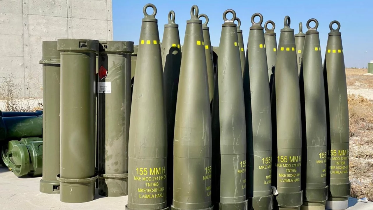 MKE, 155 mm obüs mühimmatı kapasitesini bu yıl 54 kat artıracak