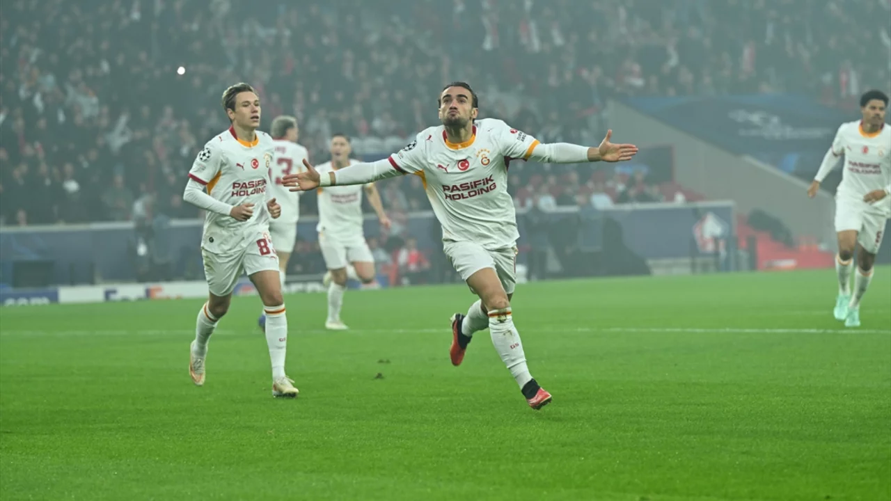 Galatasaray'dan Lille deplasmanında gol şov! Şampiyonlar Ligi'nde 4-2'lik zafer