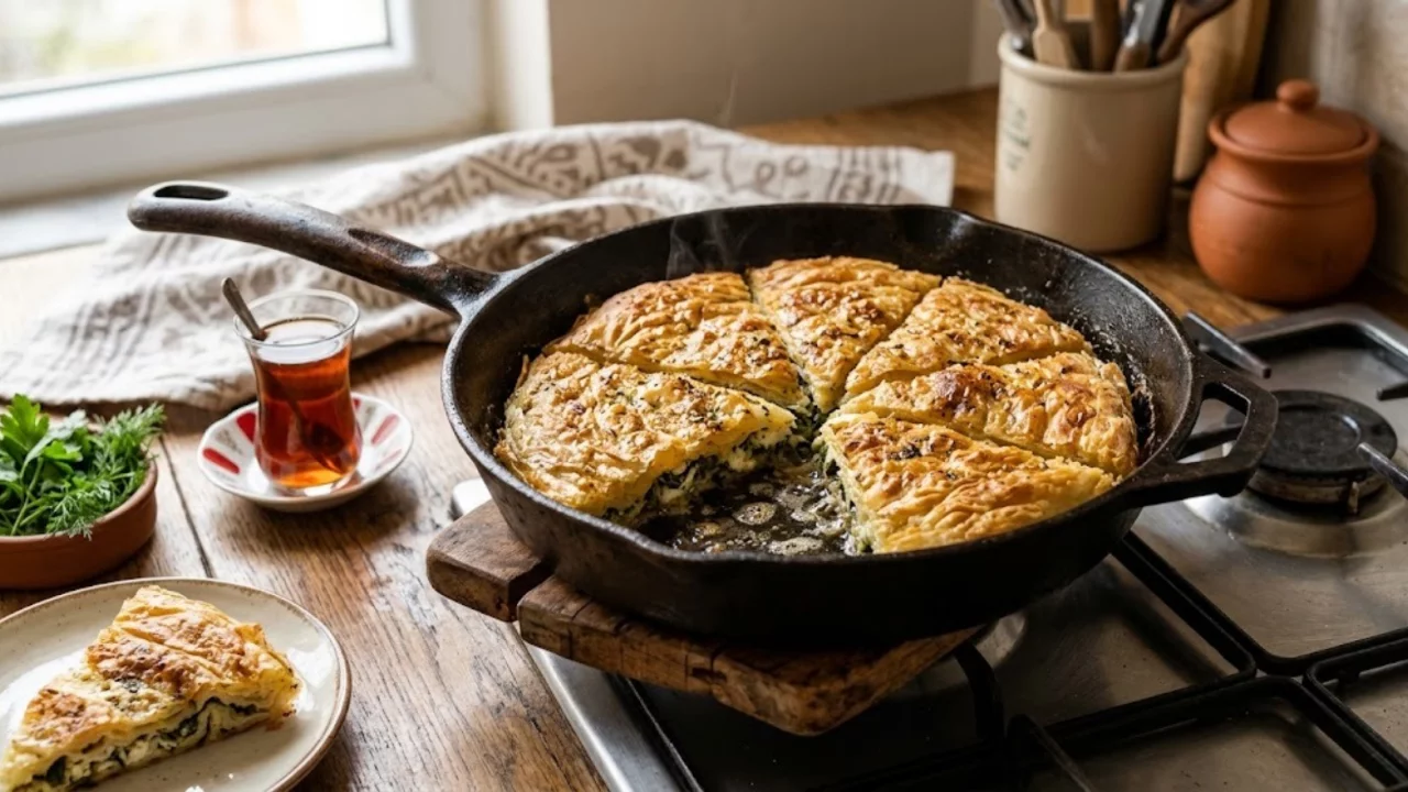 Fırınla Uğraşmaya Gerek Yok! 10 Dakikada Hazırlanan Börek Tarifi