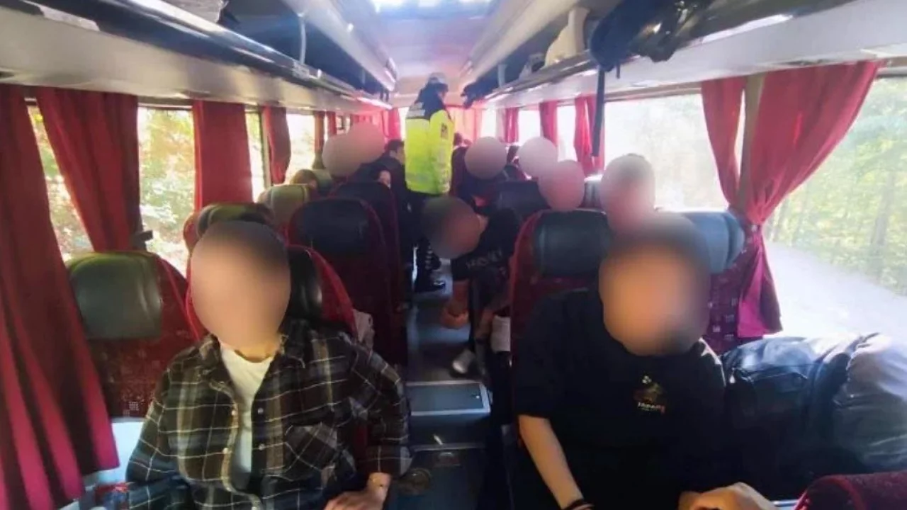 Bursa'da jandarmadan okul servislerine sıkı denetim