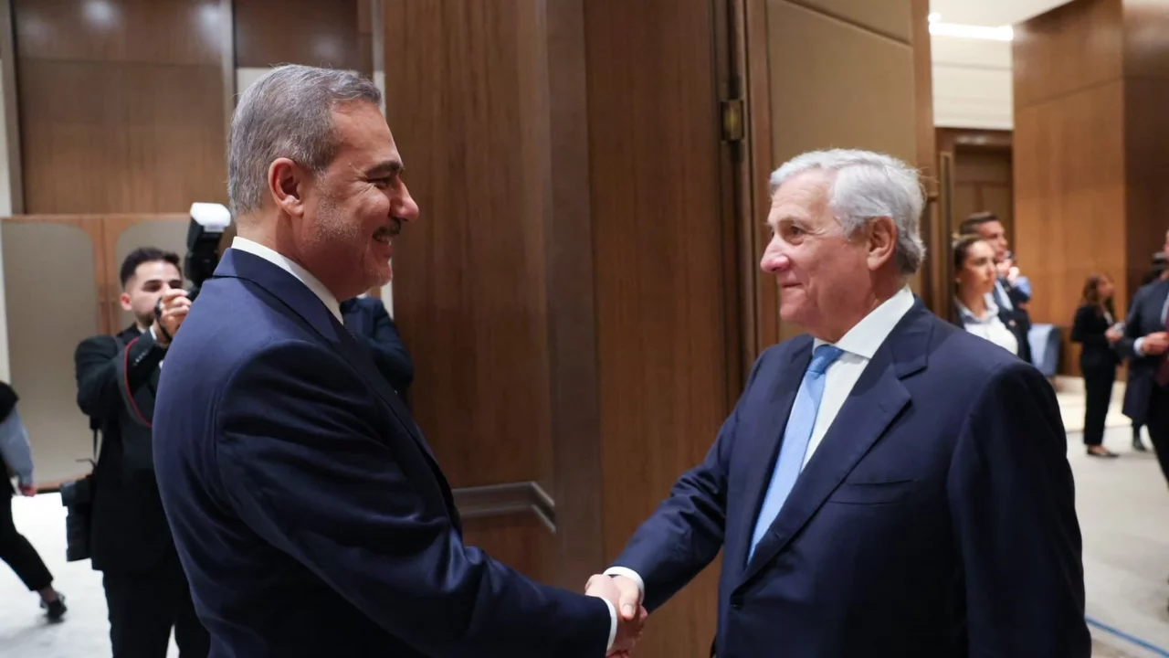 Bakan Fidan, İtalya Dışişleri Bakanı Antonio Tajani ile bir araya geldi