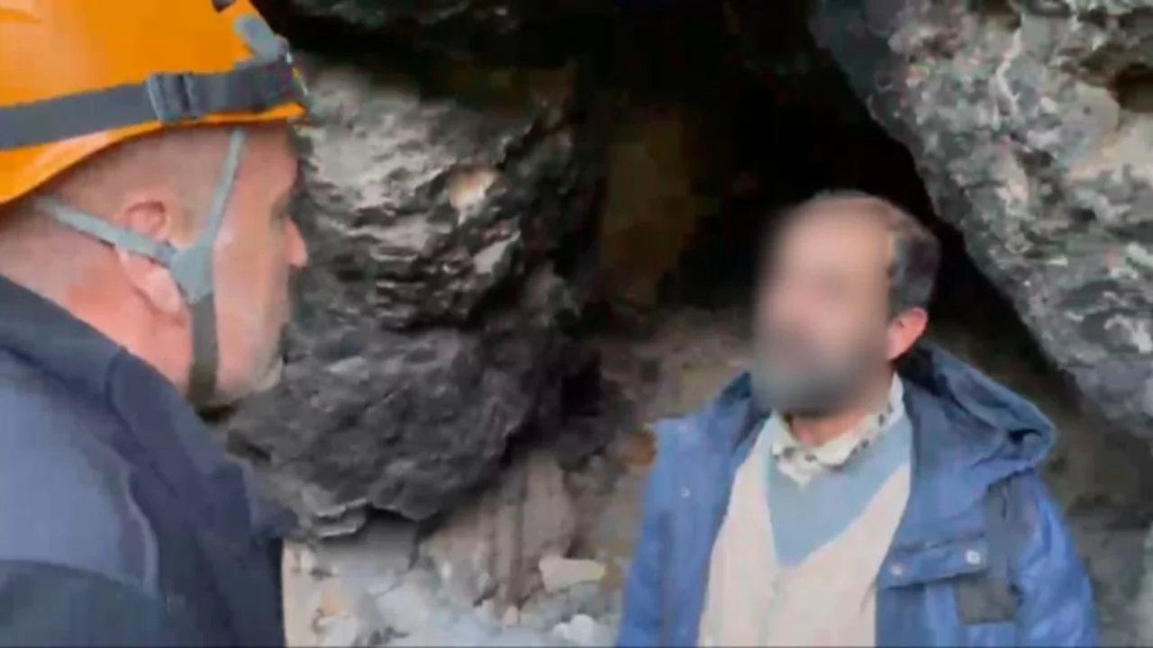 Bursa'da sıra dışı olay! Uludağ'a &ccedil;ıkanlar g&ouml;rd&uuml;, mağarada yaşıyor...