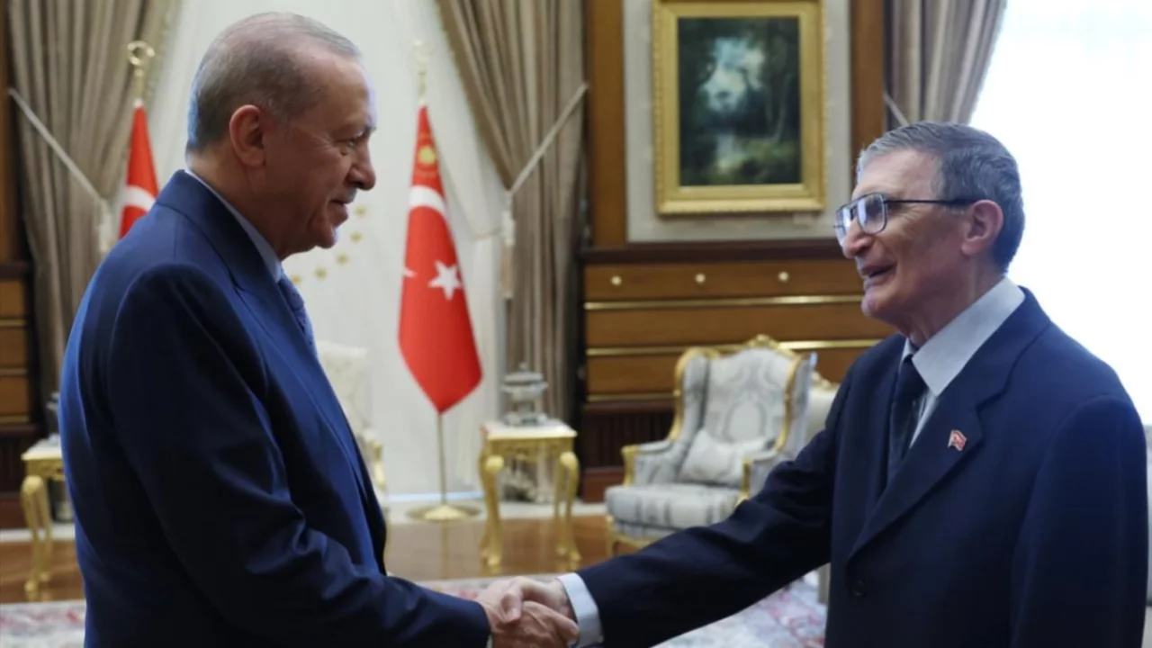 Erdoğan, Aziz Sancar'ı kabul etti