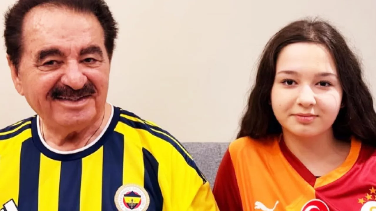 İbrahim Tatlıses derbi heyecanını kızı Elif Ada'yla yaşadı! RAMS Park'ta dikkat &ccedil;eken s&ouml;zler