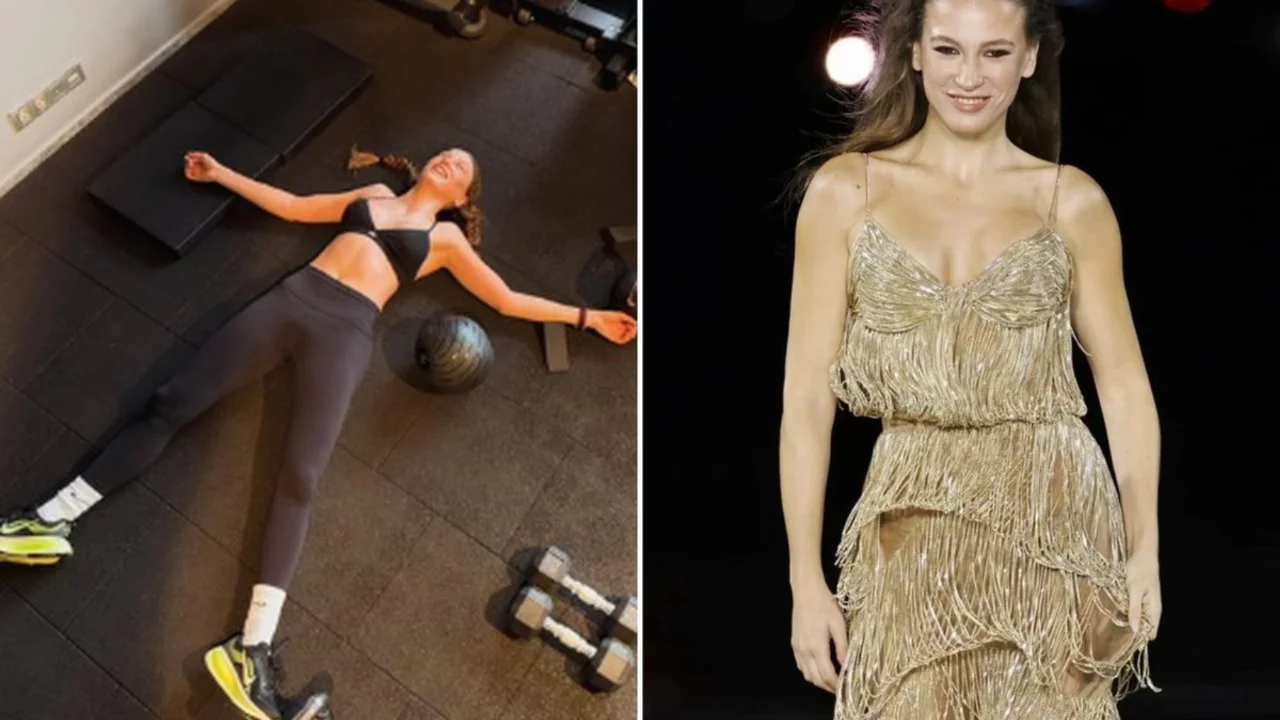 Serenay Sarıkaya'dan spor sonrası paylaşım! "Antrenman böyle bitti" notu dikkat çekti