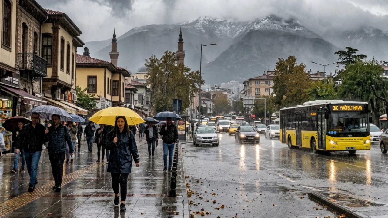 Bursa'nın 6 il&ccedil;esi i&ccedil;in sarı alarm verildi! &Ouml;ğleden sonra başlayacak saatlerce s&uuml;recek...
