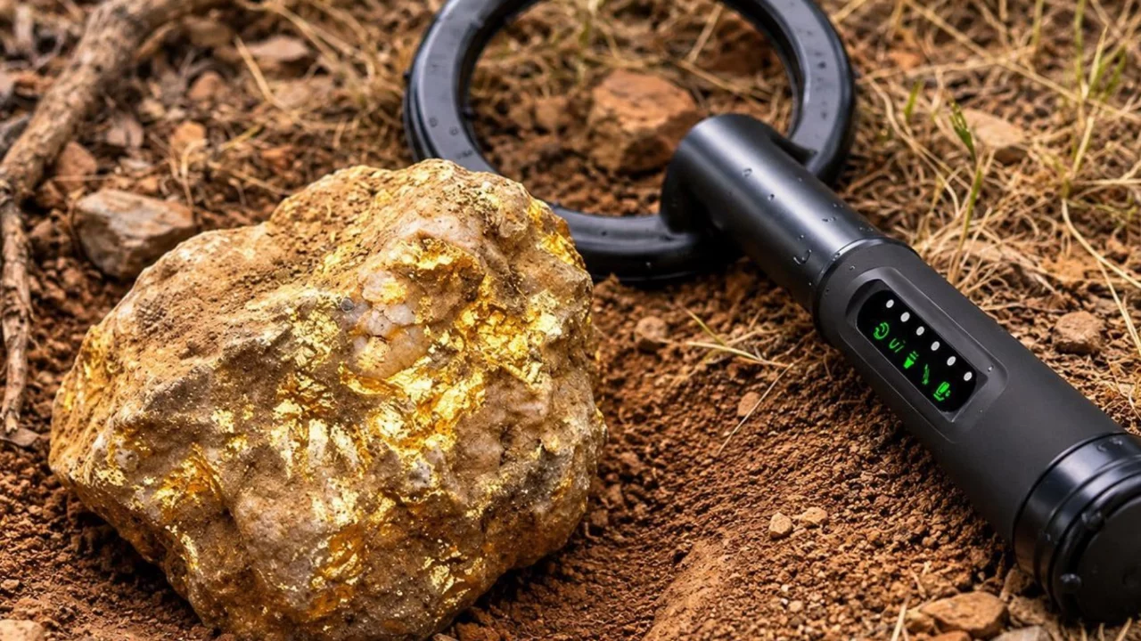 Yok böyle şans! Basit bir dedektörle 2,5 kilogram saf altın buldu