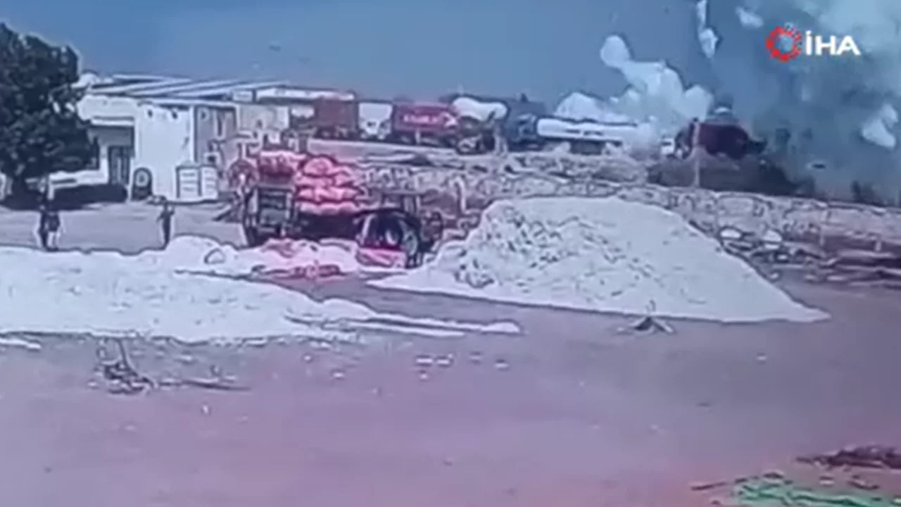 LPG taşıyan tanker feci şekilde patladı! 