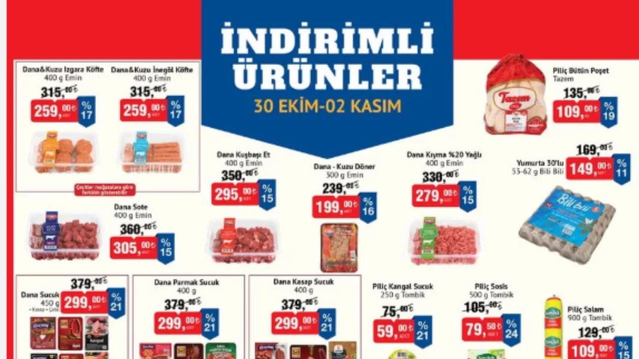BİM, A101 ve ŞOK 30 Ekim 2026 Aktüel Katalogları Yayımlandı! İşte Haftanın İndirimli Ürünleri