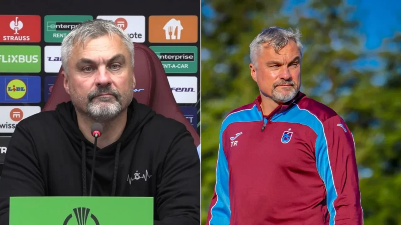Trabzonspor Teknik Direkt&ouml;r&uuml; Thomas Reis'ten a&ccedil;ıklama: "Ben baskıyı seviyorum"